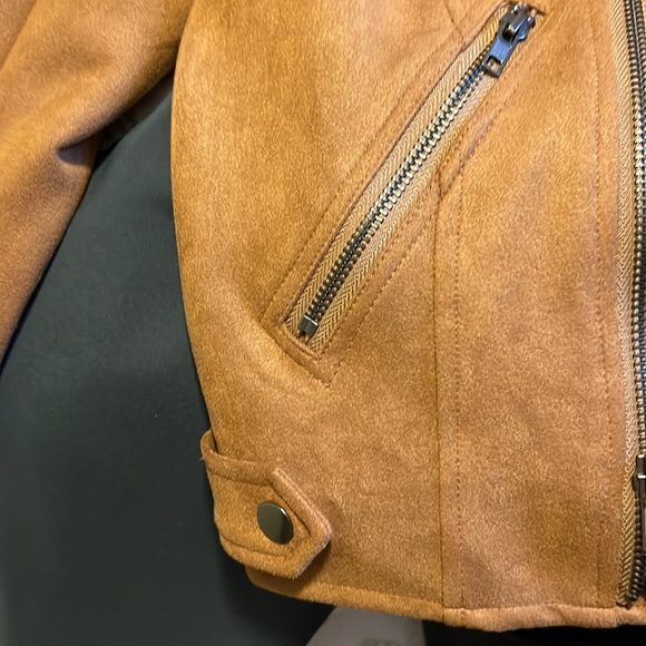 Suede like moto jacket - Picture 3 of 8